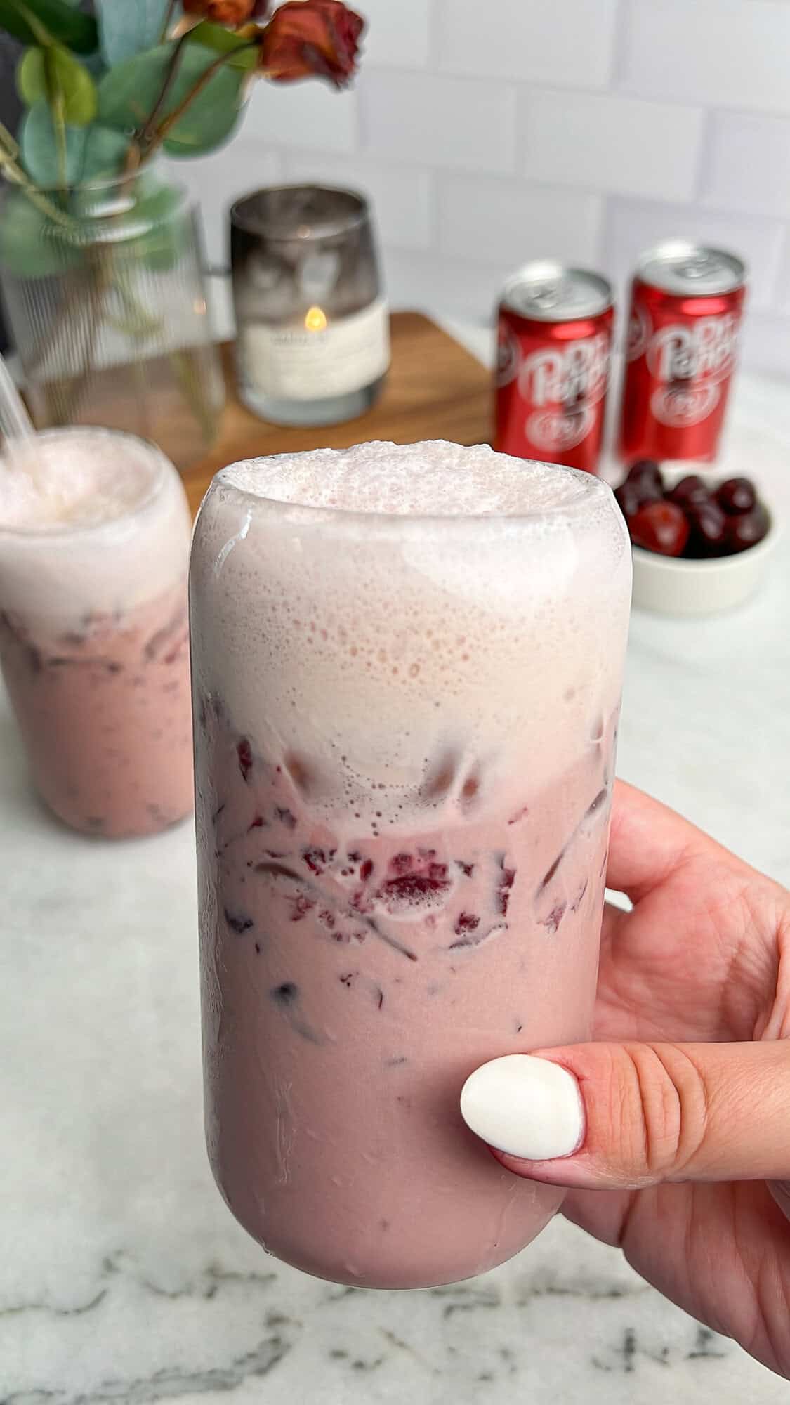 cherry vanilla dirty soda featured image