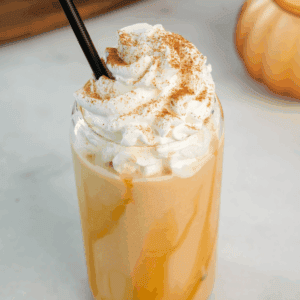 featured image for creamy fall beverage with whipped cream