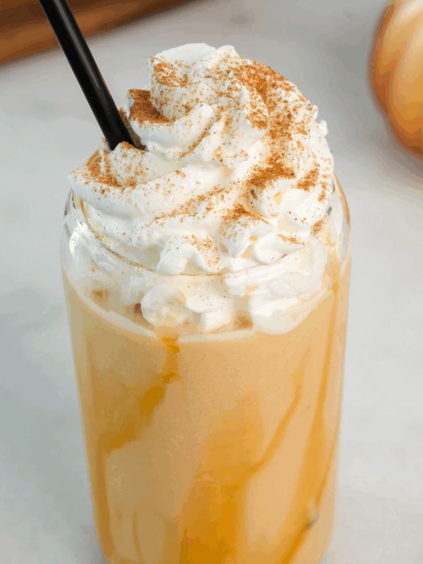 featured image for creamy fall beverage with whipped cream