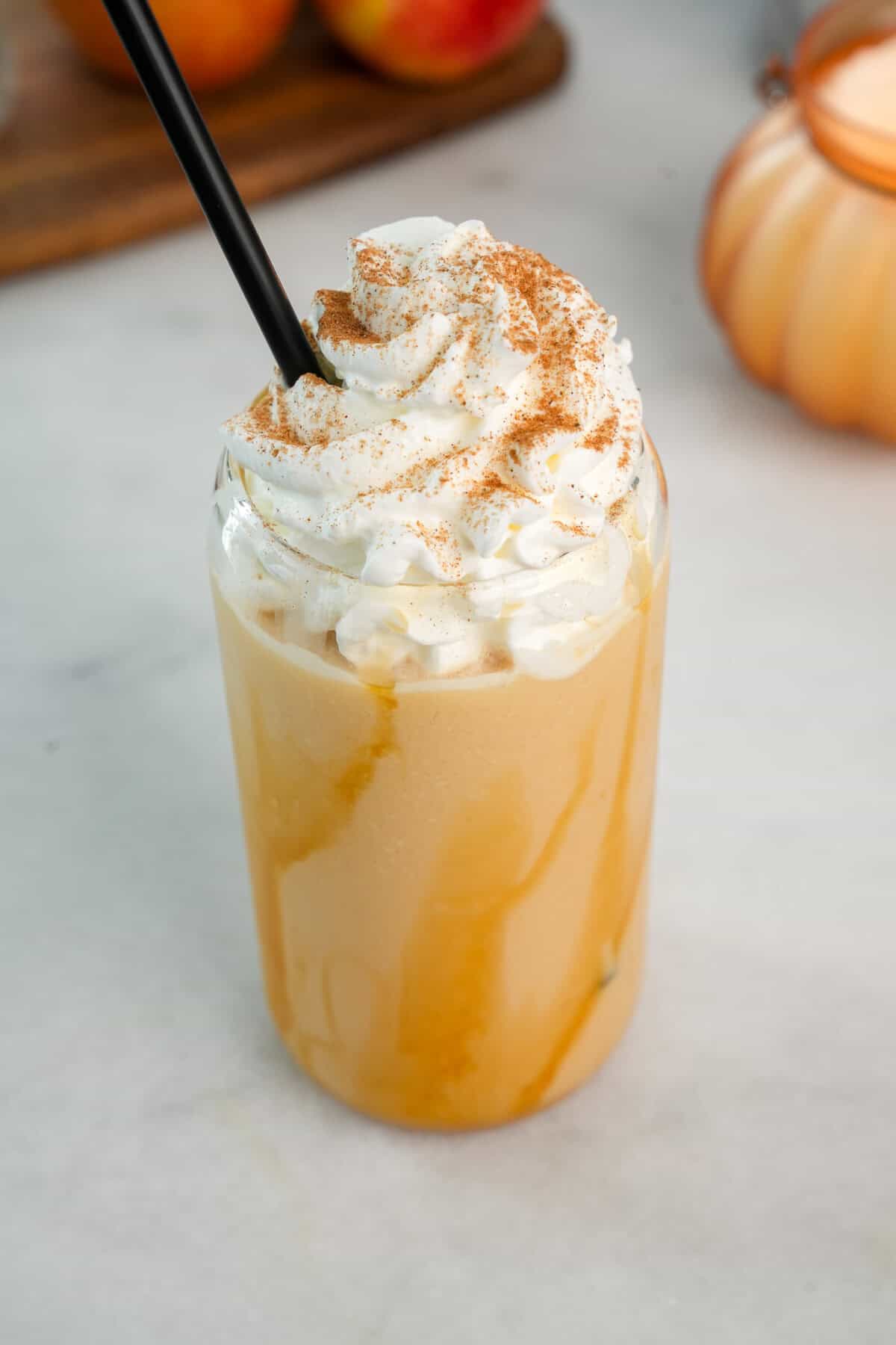 featured image for creamy fall beverage with whipped cream