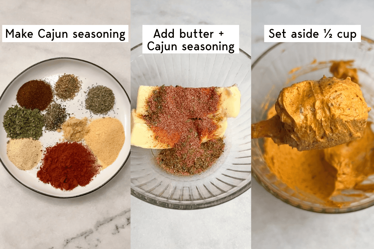 steps for making thanksgiving turkey and spreading on the butter