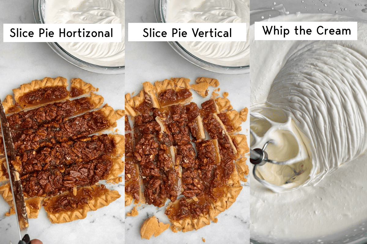 recipe steps 1-3 for making this trifle layered dessert