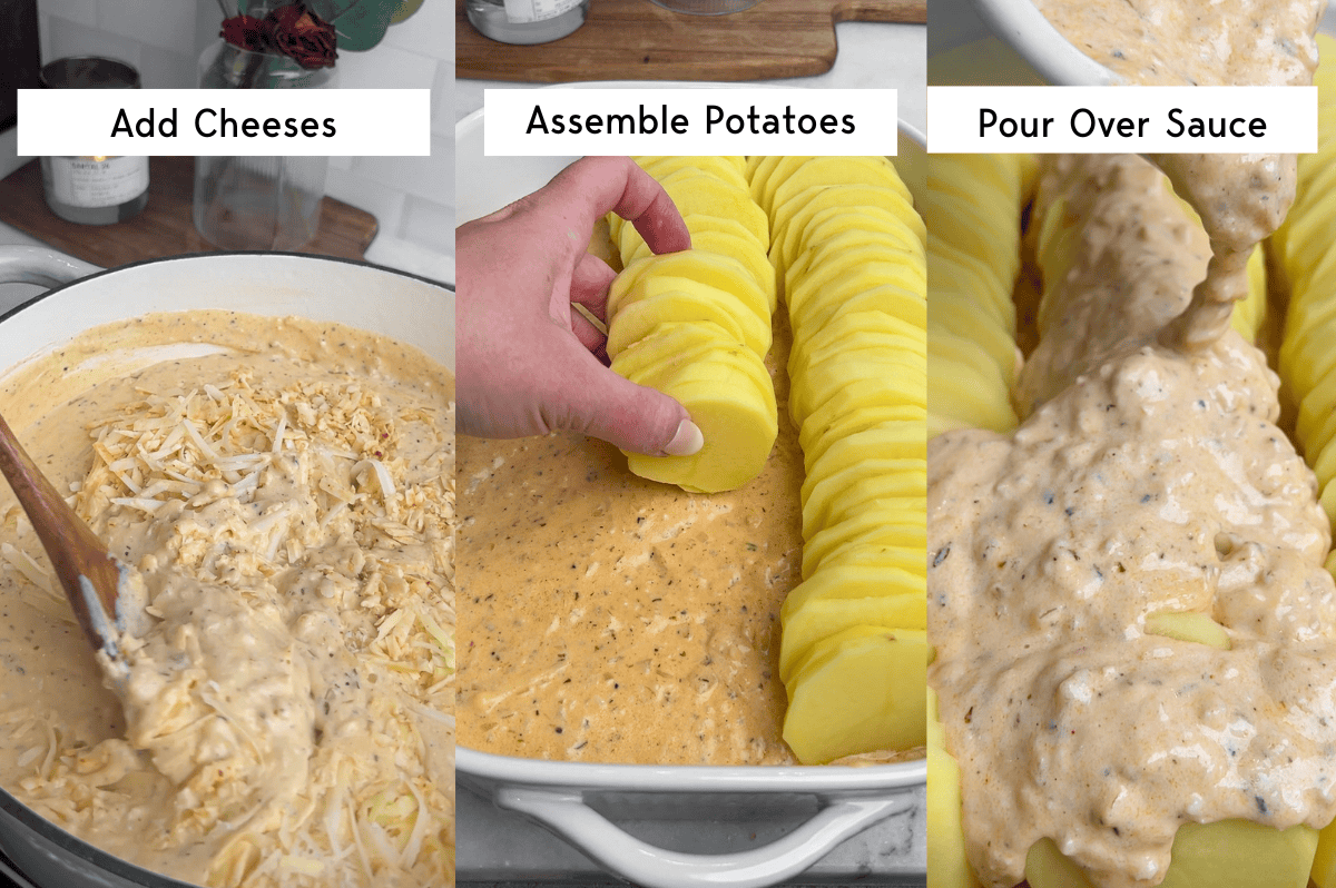 assemble the casserole