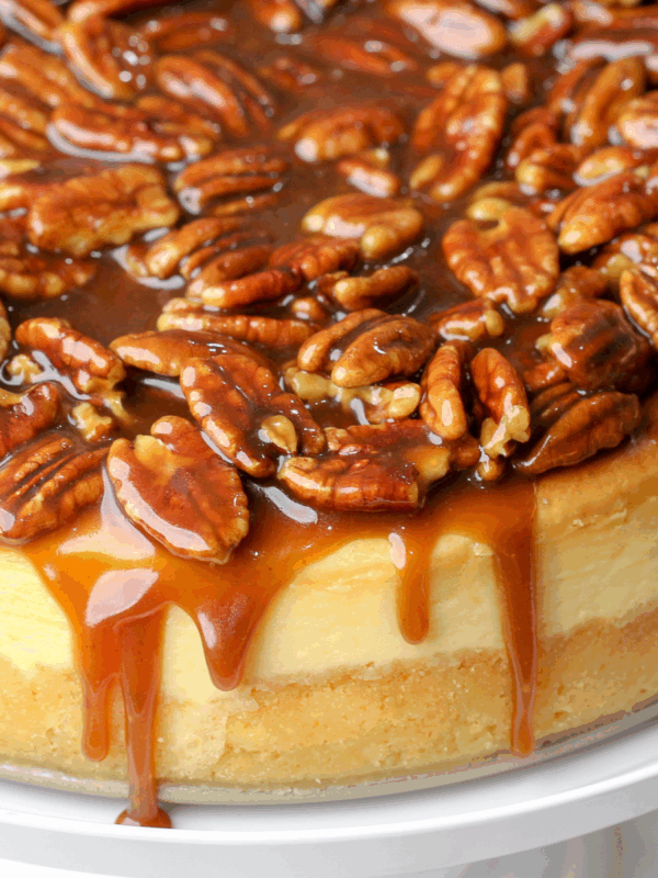 featured image for bourbon pecan cheesecake