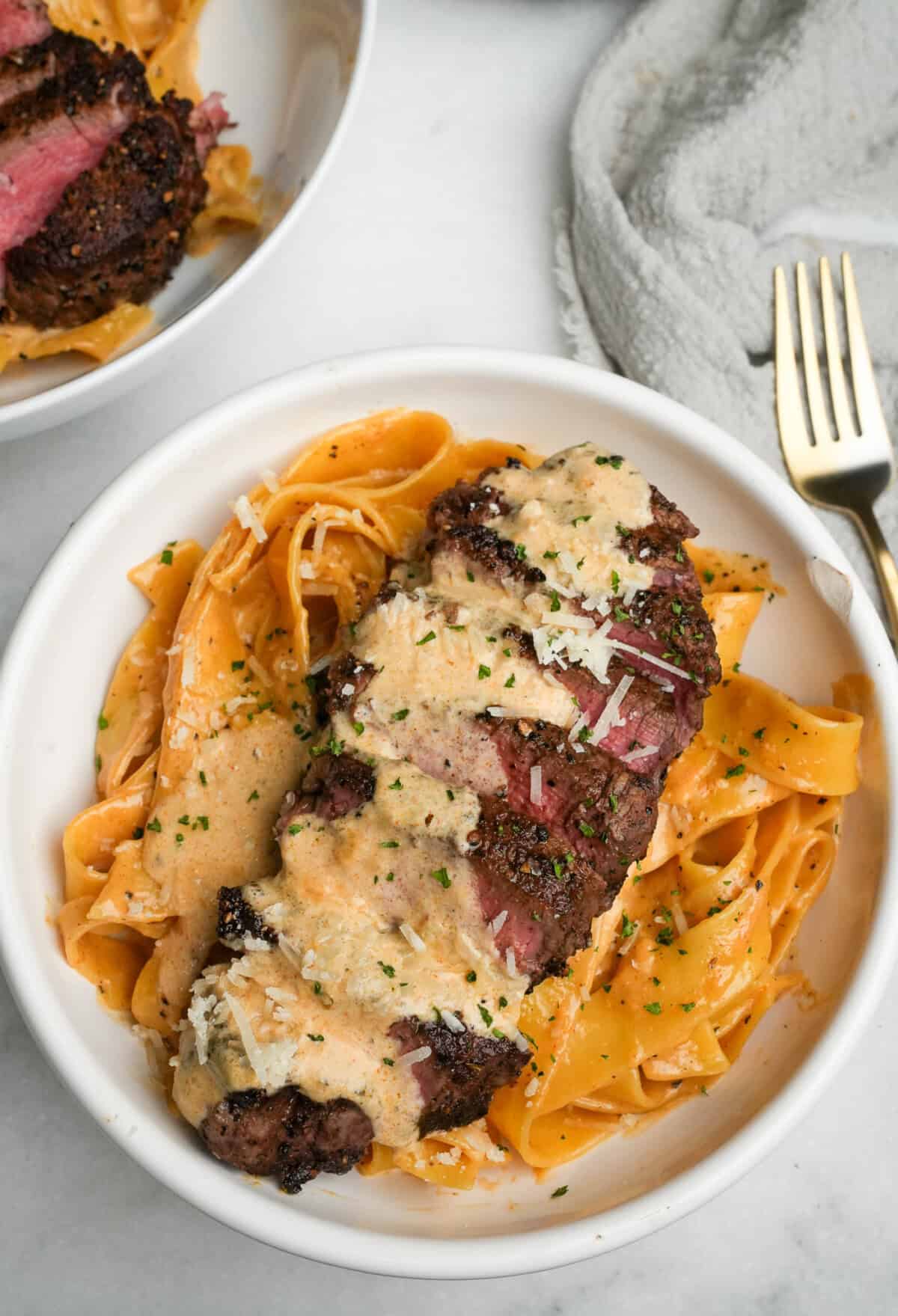 featured image for steak pasta