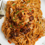 caramelized onion pasta