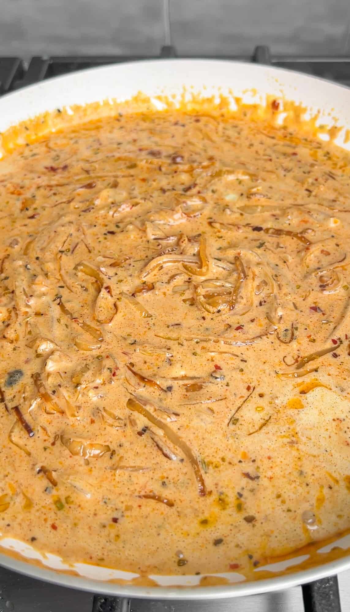 caramelized onion pasta sauce