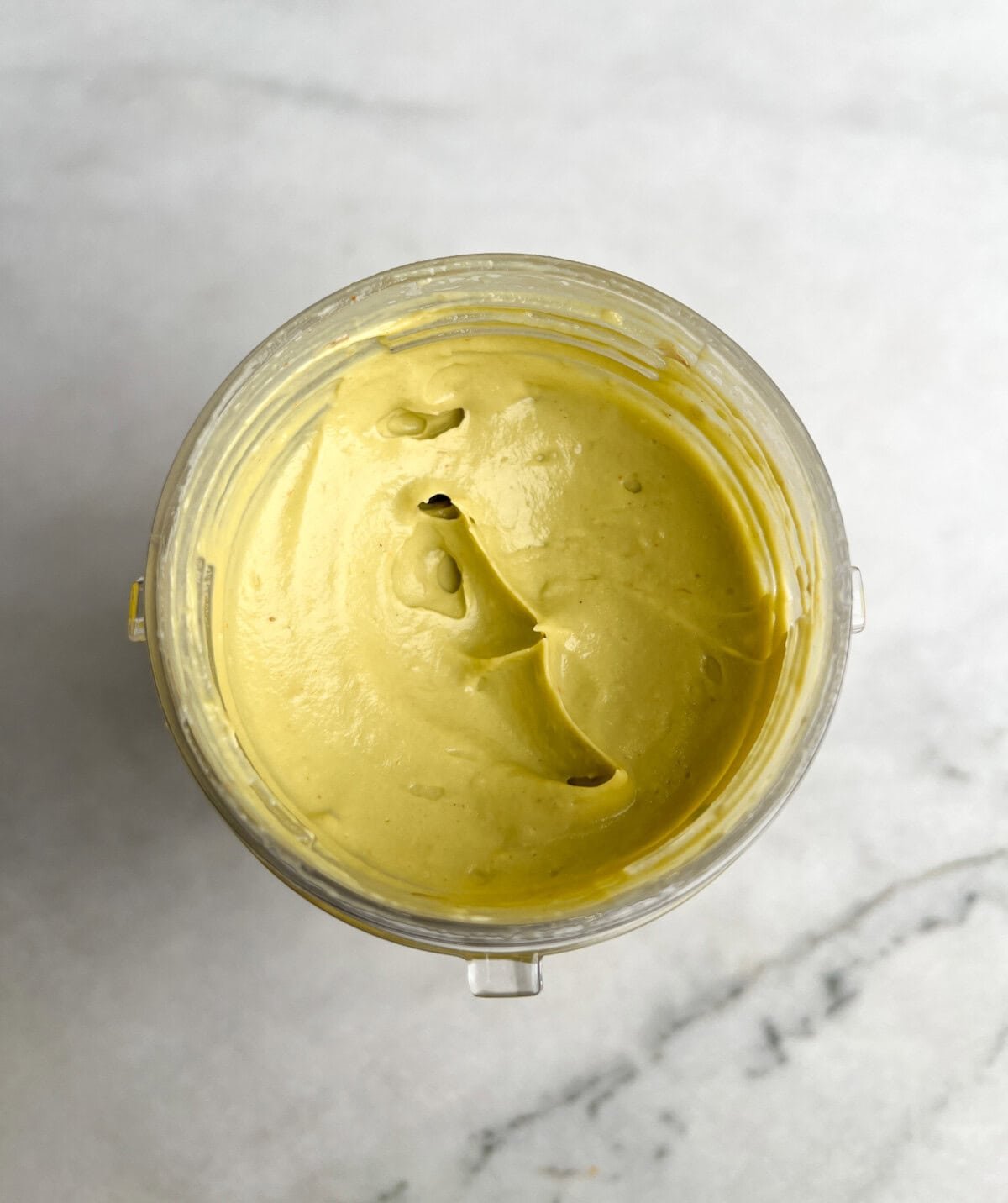 smooth and creamy guacamole dressing