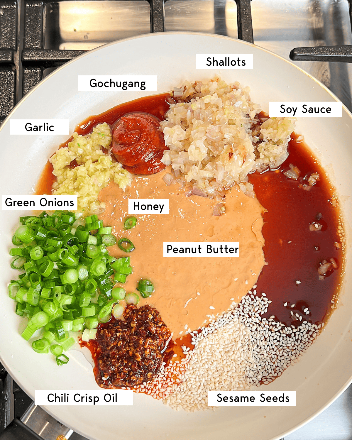 ingredients for chili oil noodles
