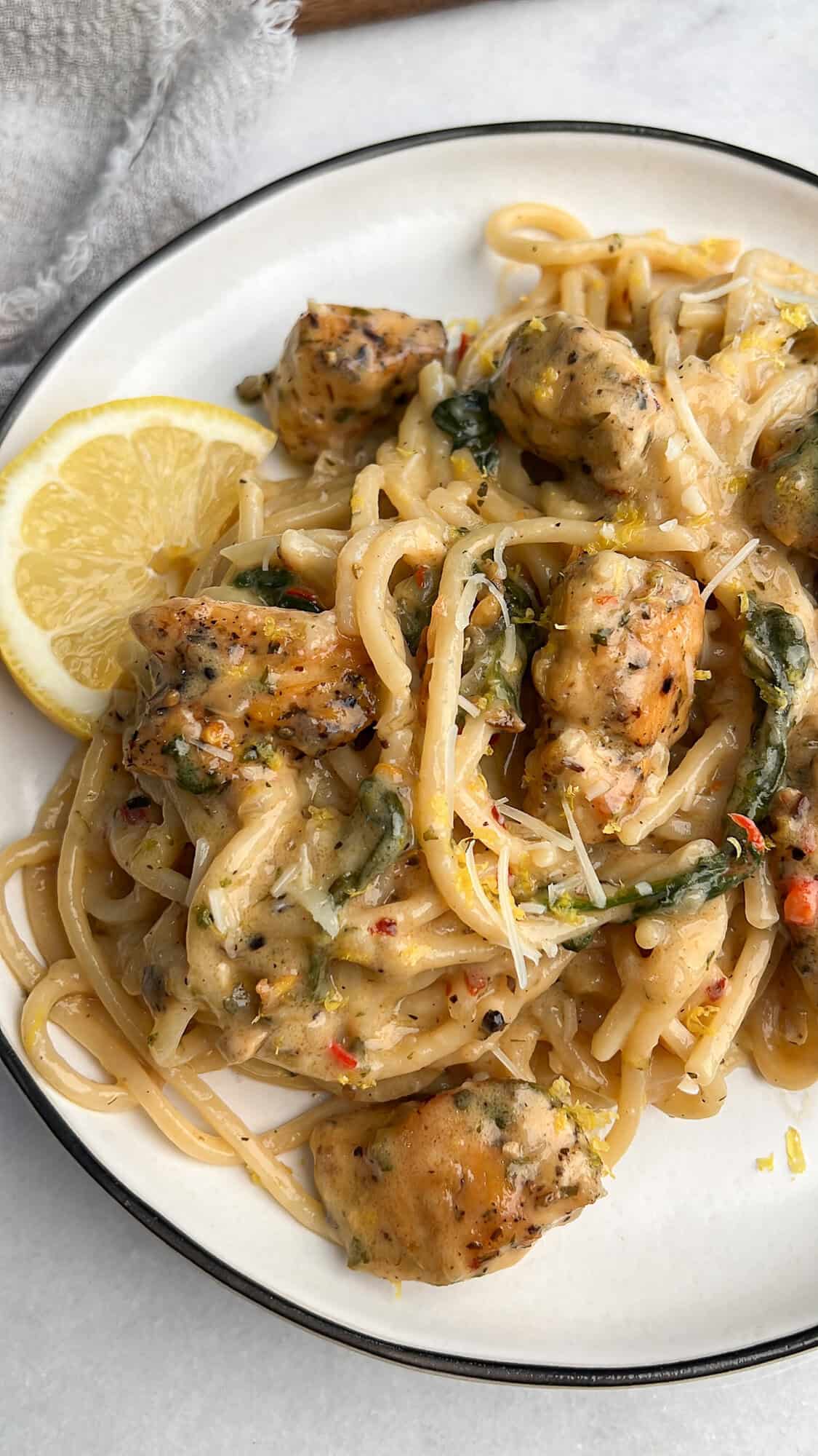 one-pot chicken scampi featured image