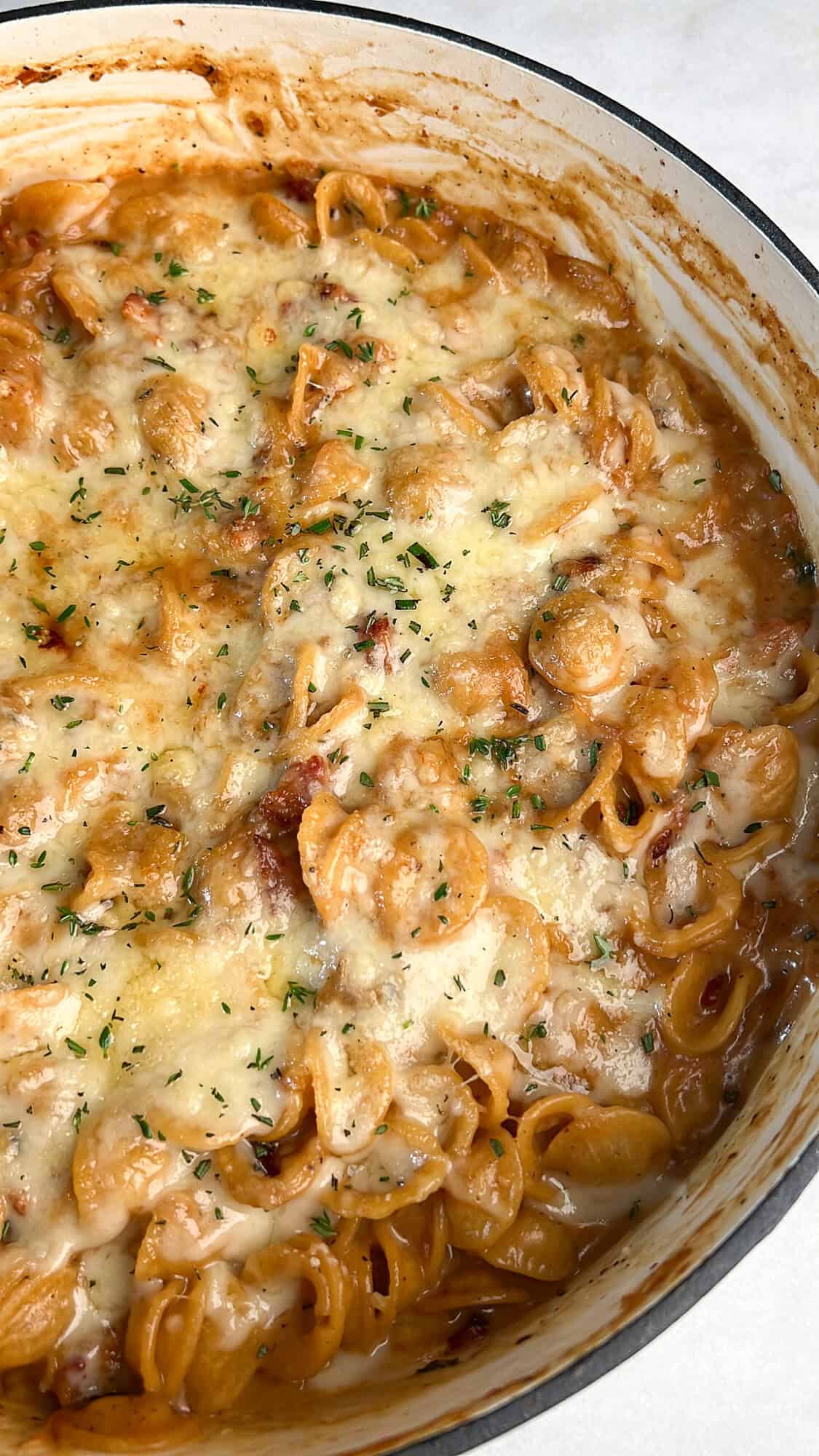 one-pot french onion pasta