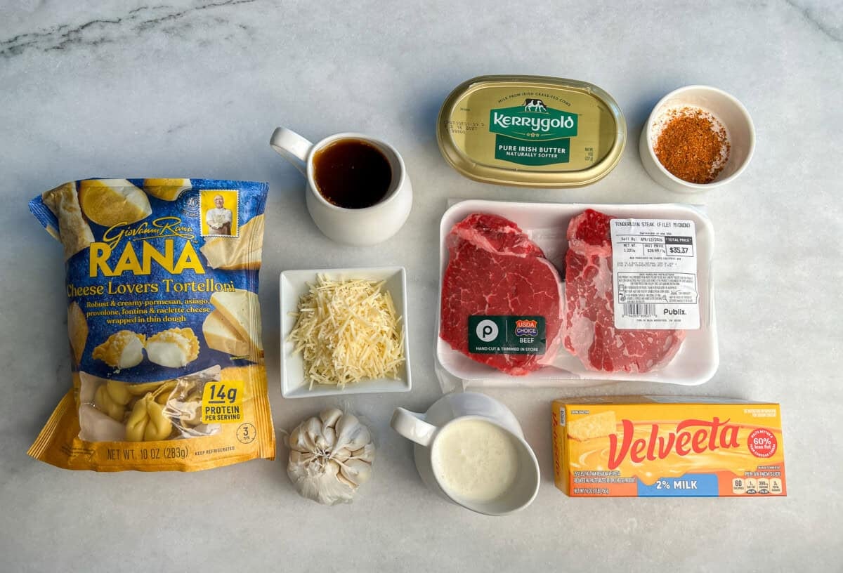 ingredients needed for steak tortellini