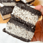 oreo cookie ice cream sandwiches