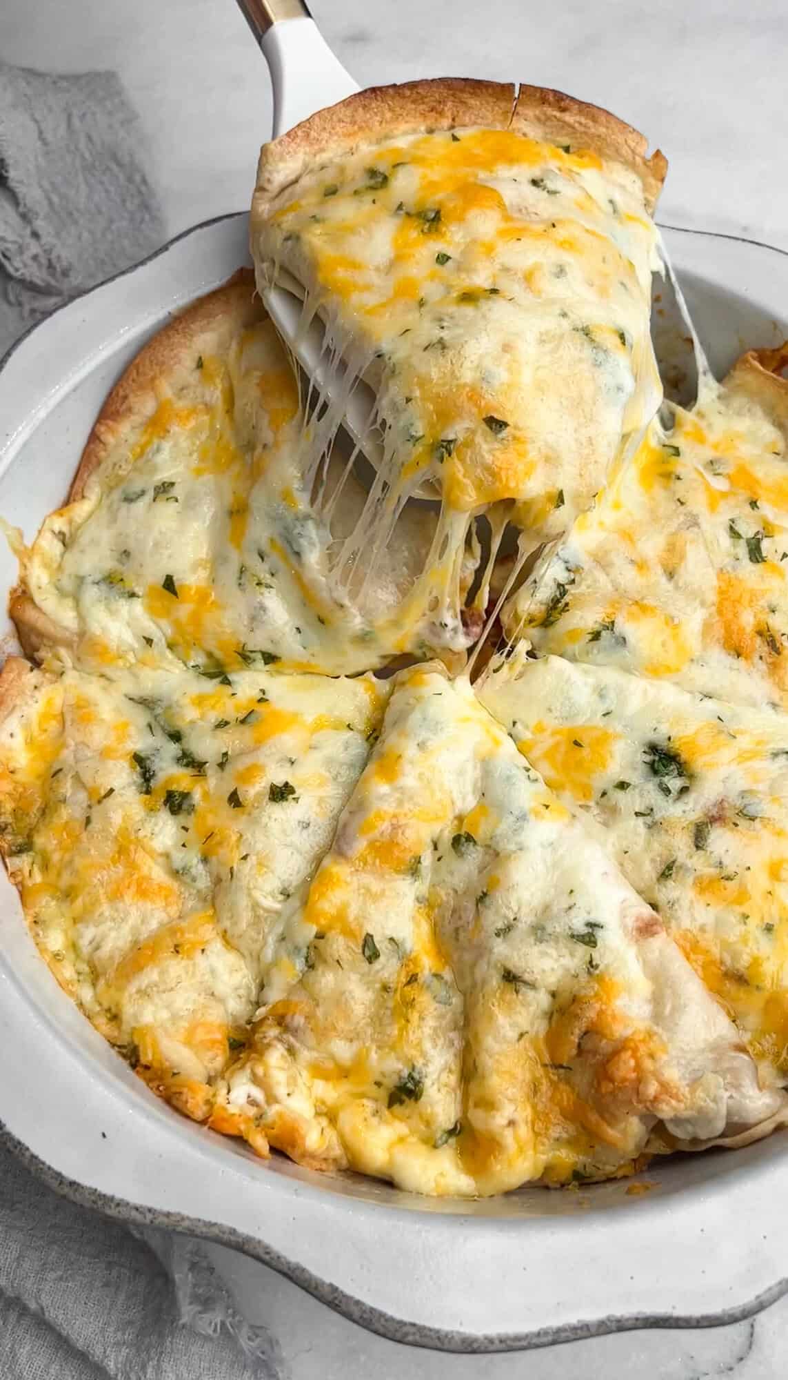 chicken bacon ranch pizzadilla 