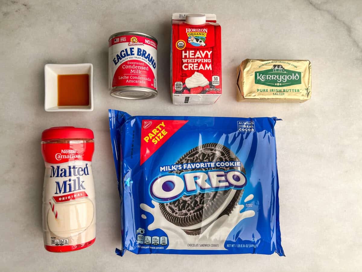 ingredients needed for oreo ice cream sandwiches