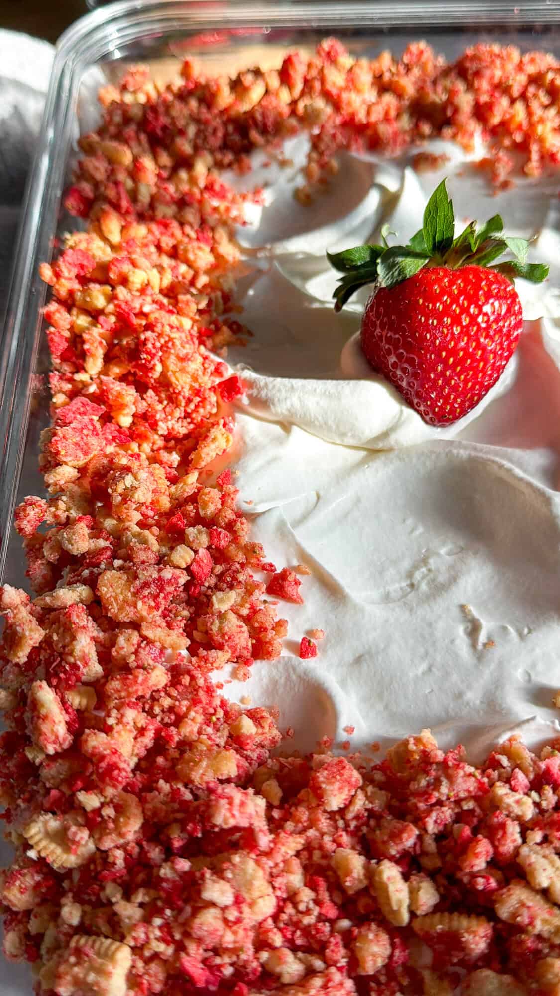 strawberry shortcake cheesecake delight