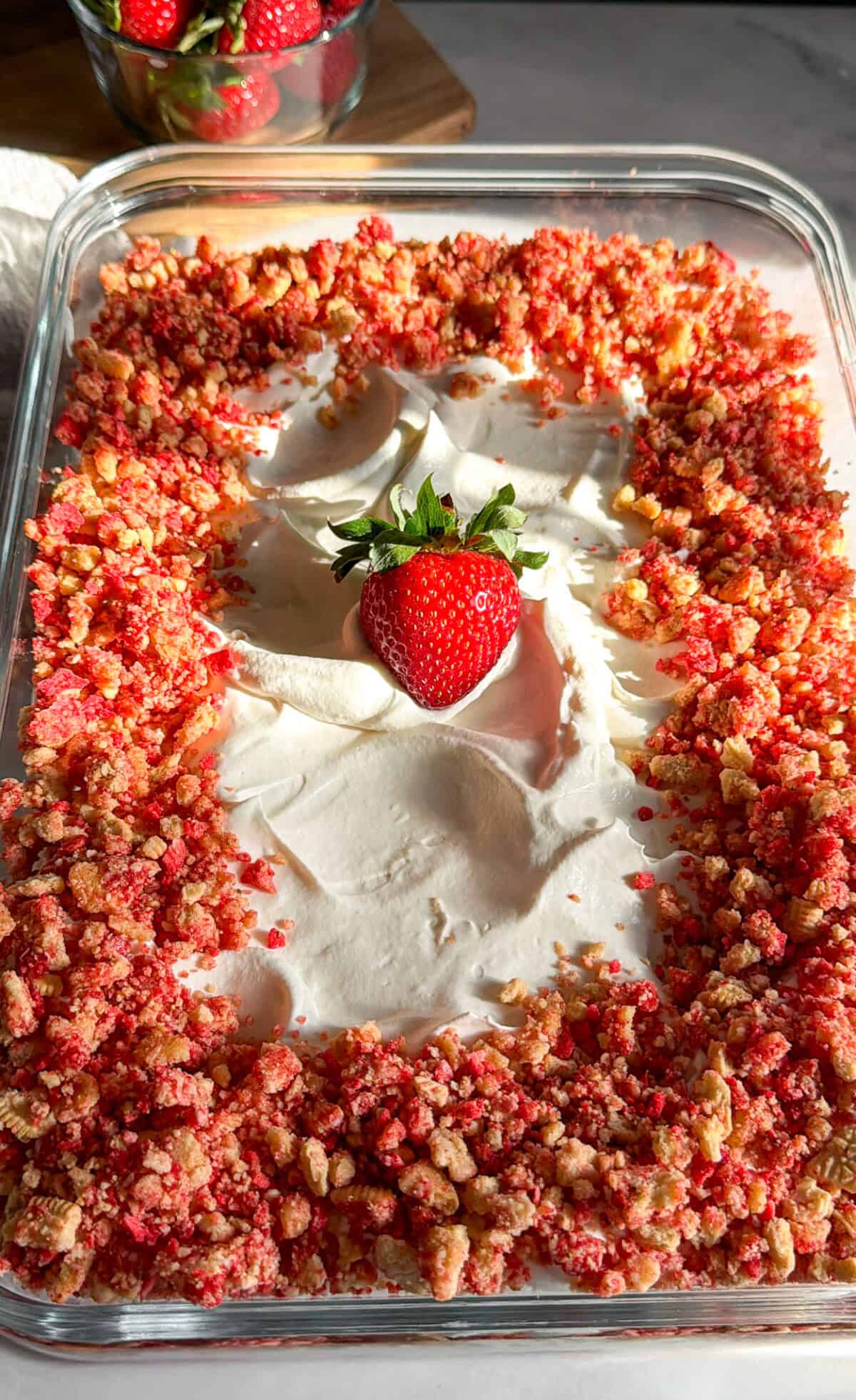 strawberry shortcake cheesecake 