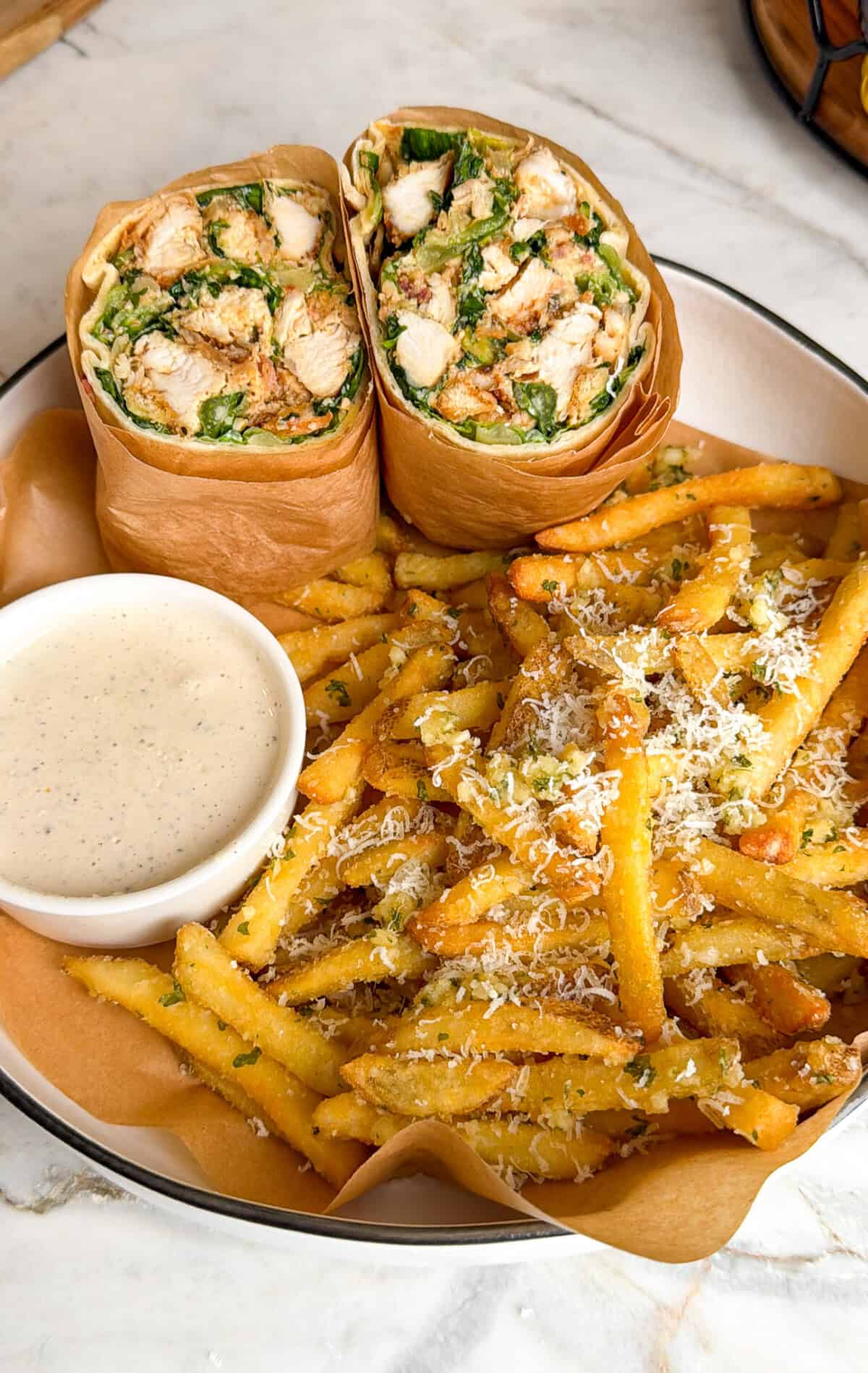 better than Vinny's chicken caesar wrap