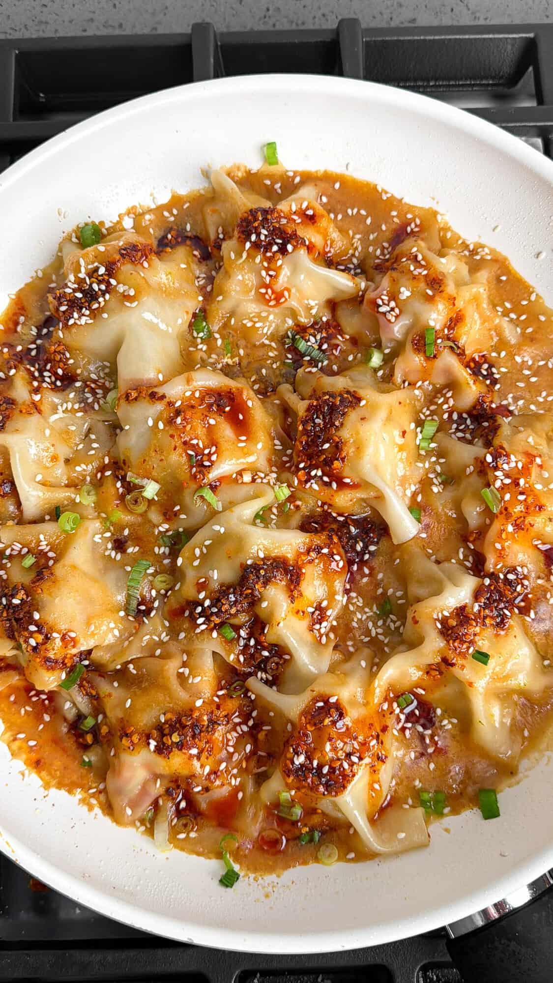 blanket dumplings in a pan