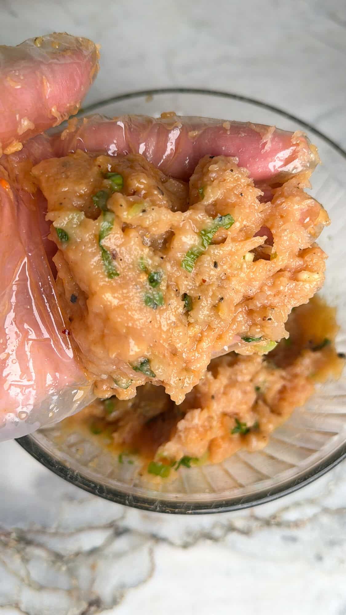 ground chicken for blanket dumplings