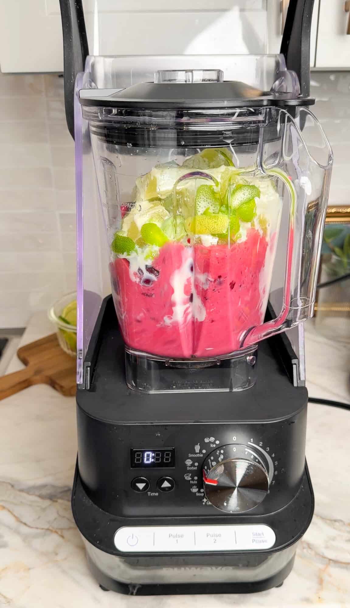 blending cherry limeade