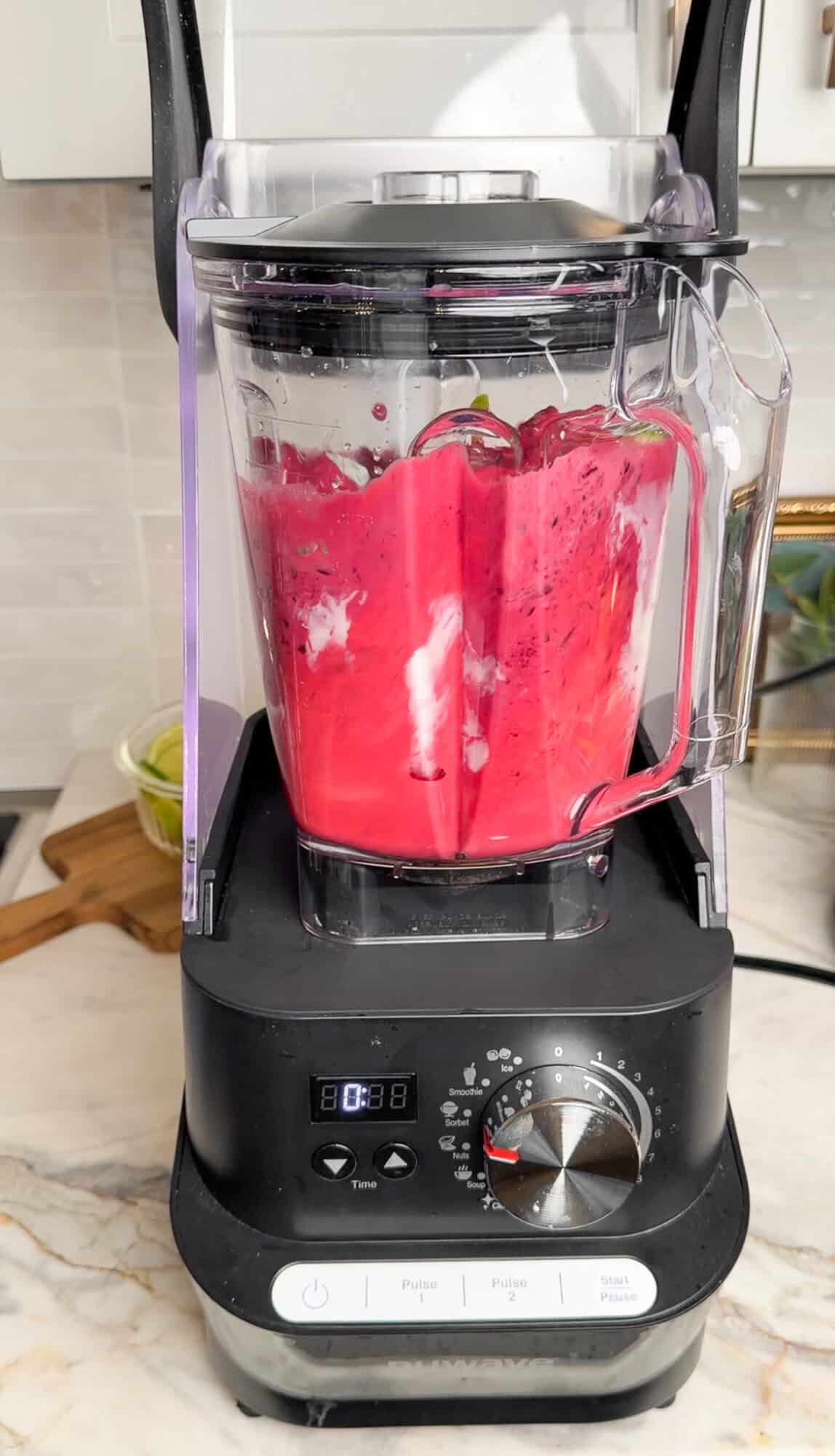 blending cherry limeade