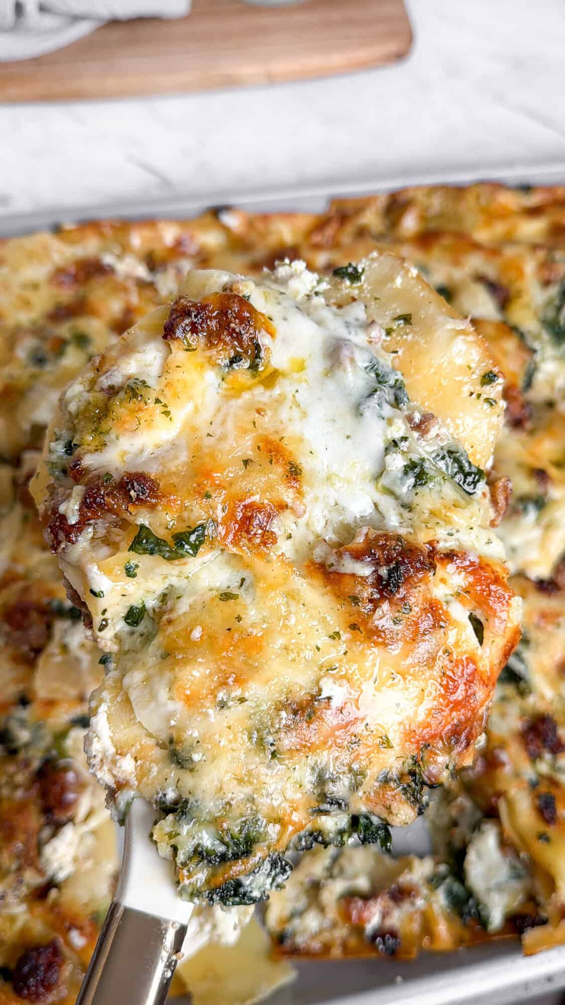 sheet pan lasagna