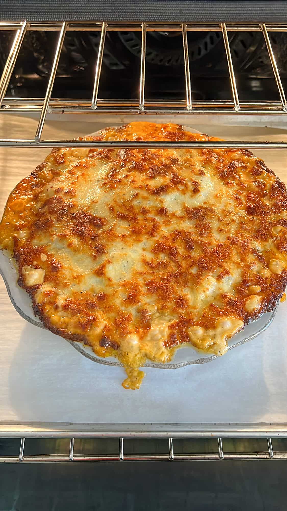 potato lasagna baked in the oven