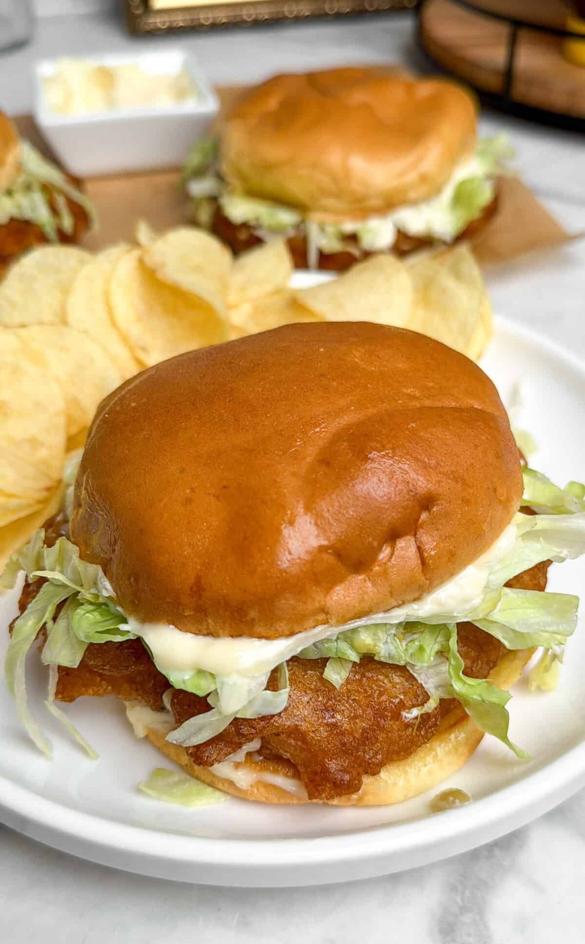 McDonald's McChicken sandwich