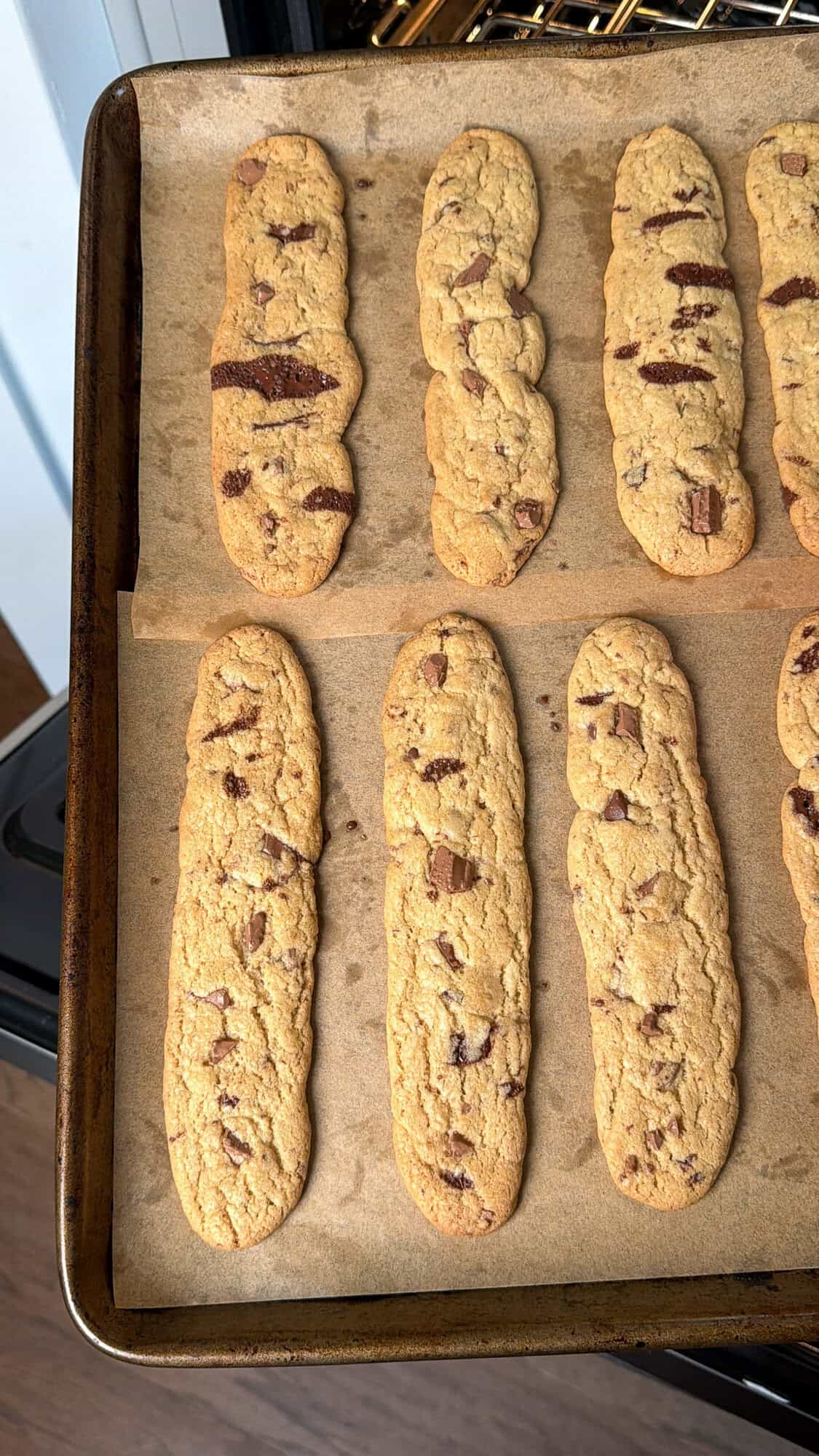 cookie fries freshly baked