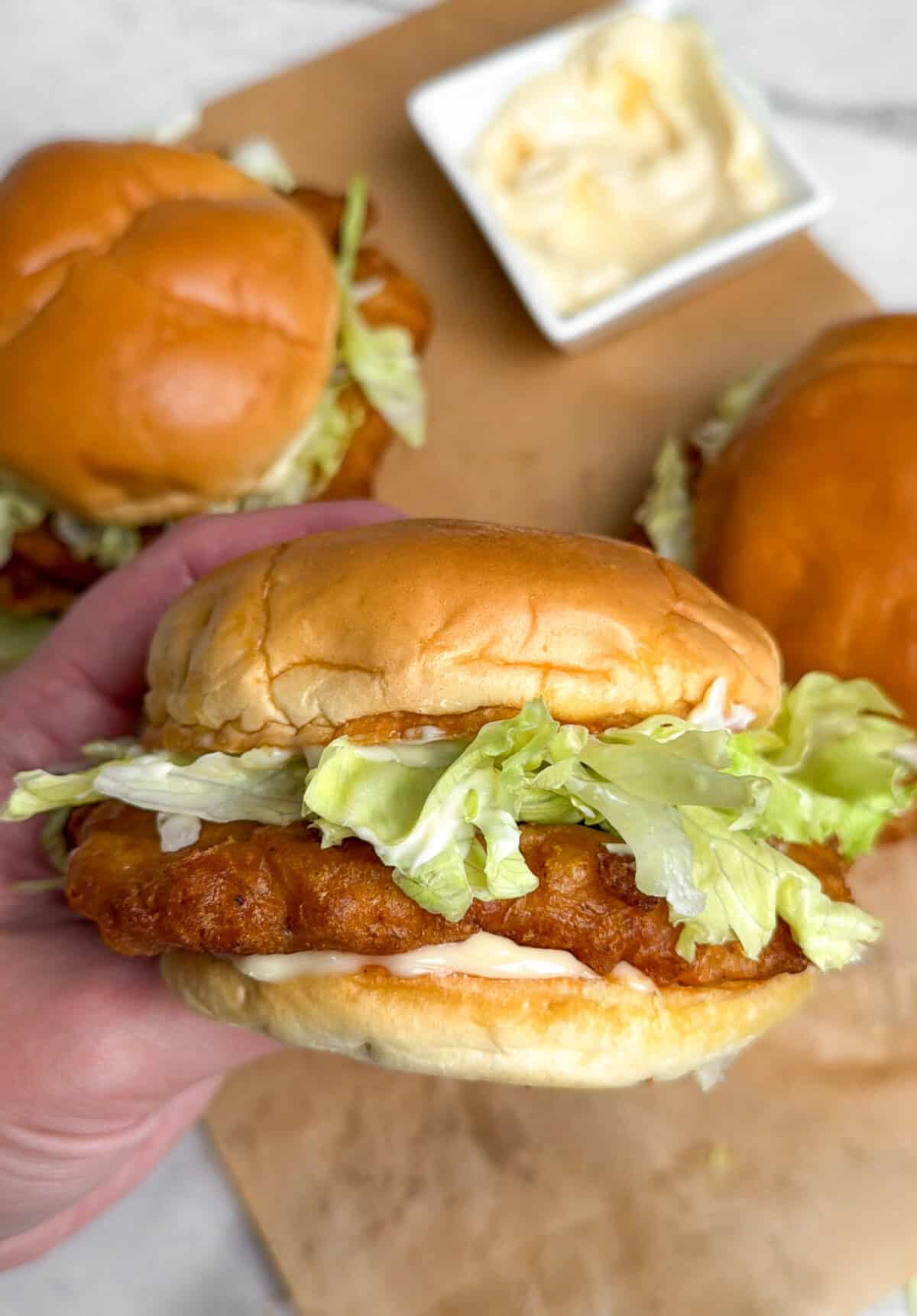 McDnalds McChicken sandwich recipe