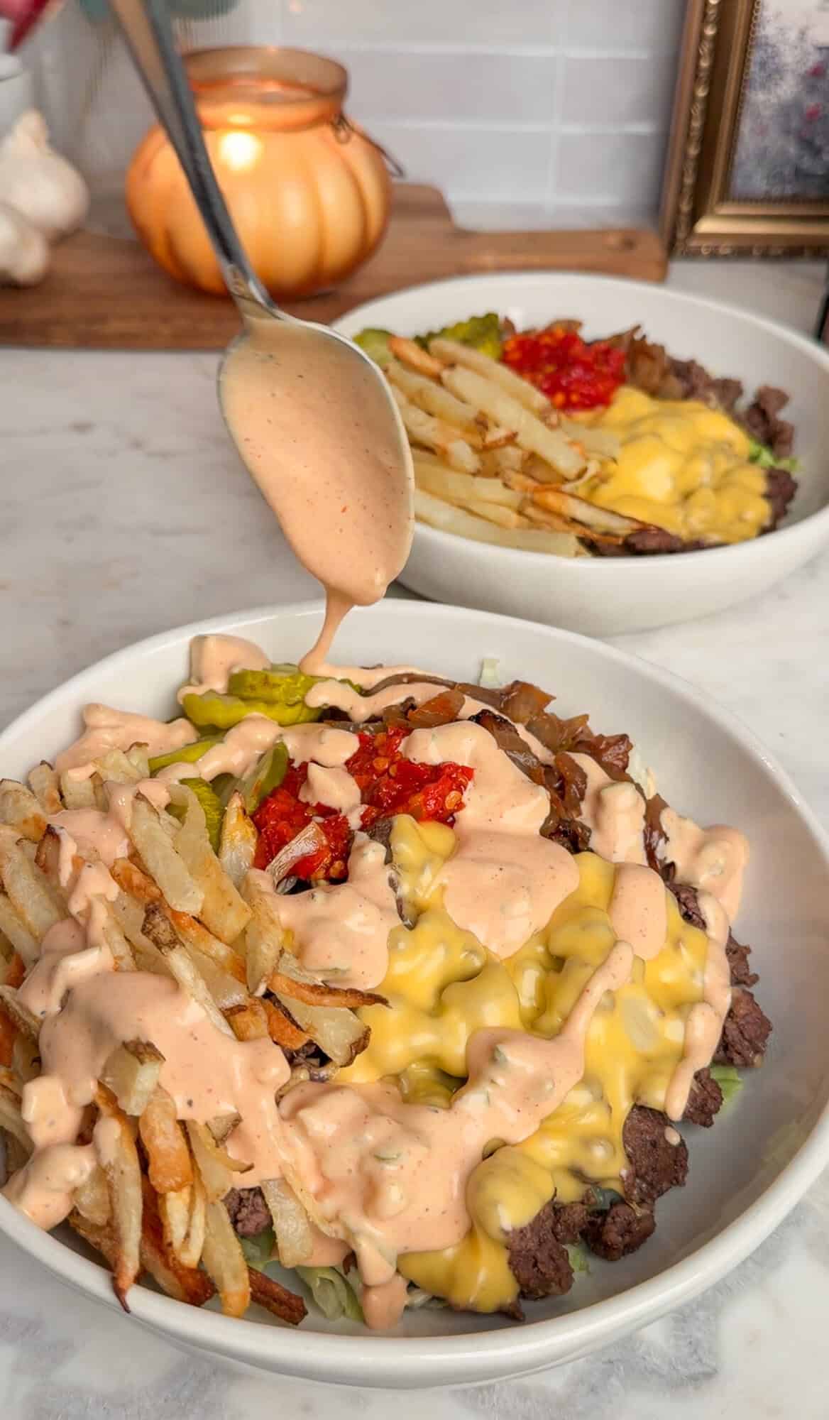 building viral burger bowls