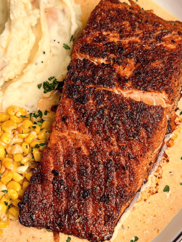featured image for cajun salmon (cheesecake factory copycat recipe)