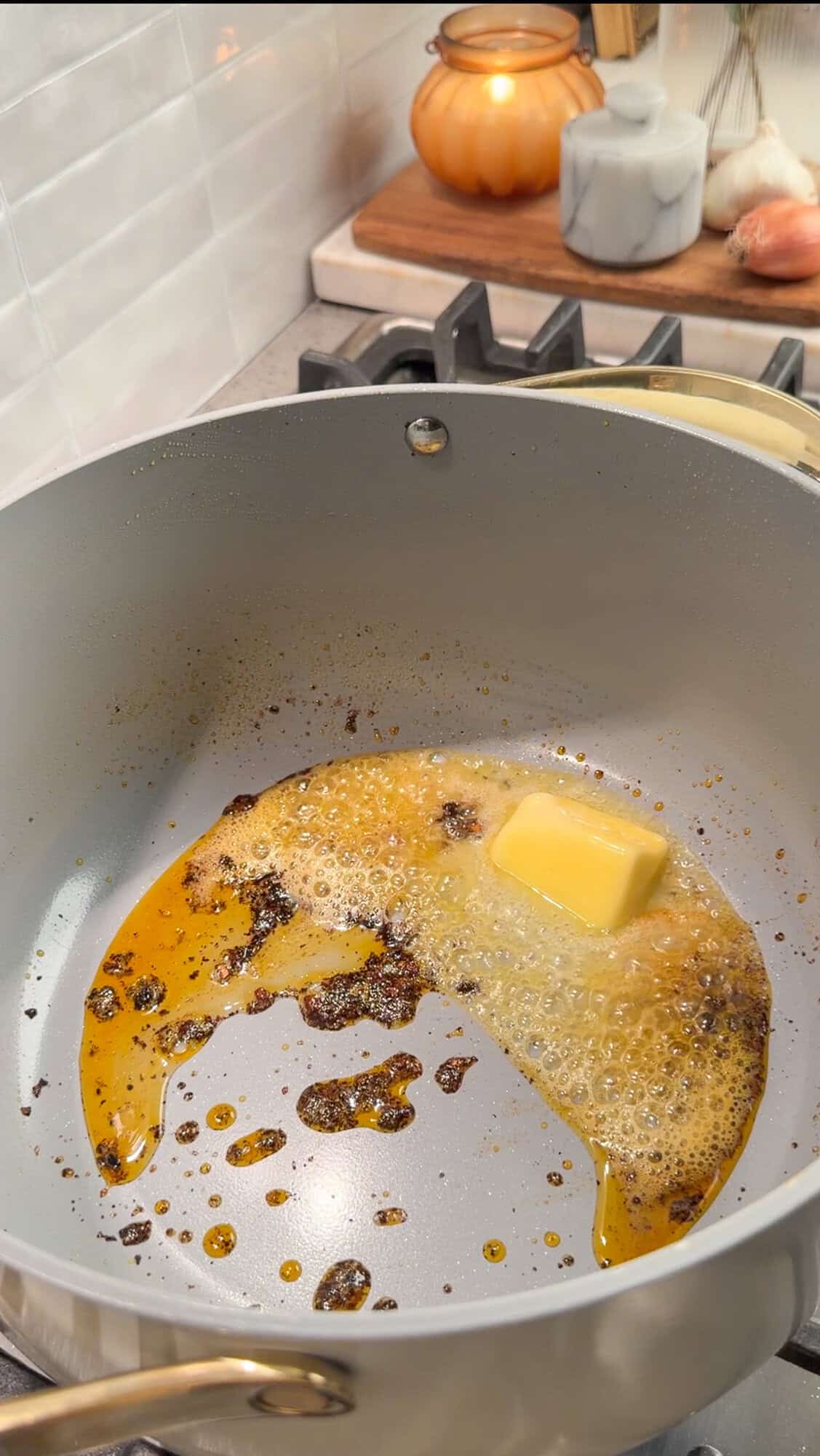 prep the chicken alfredo soup
