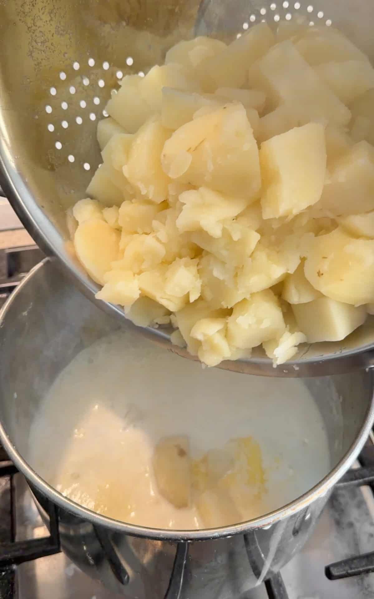 mashed potatoes for steak bowls