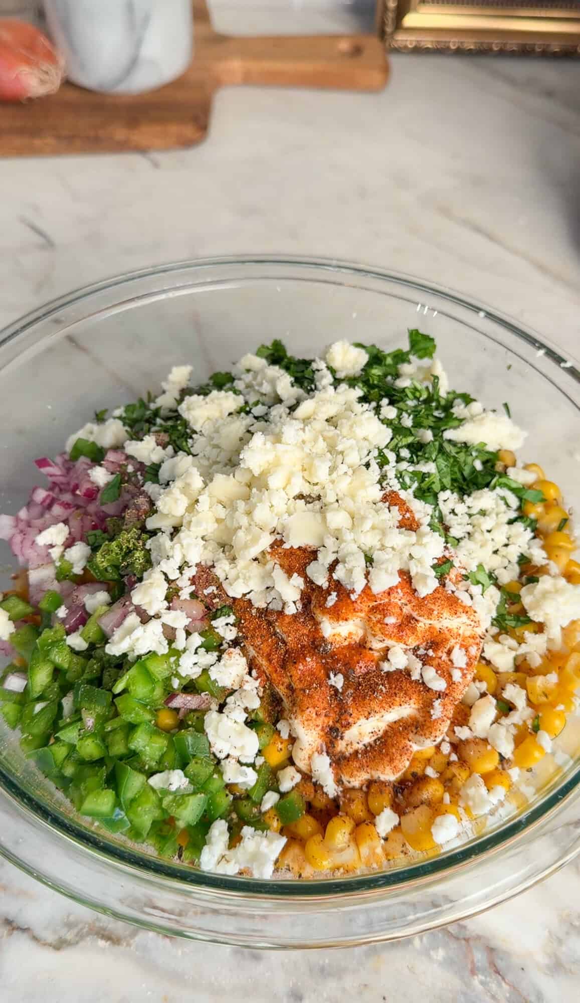 street corn salad for steak bowls