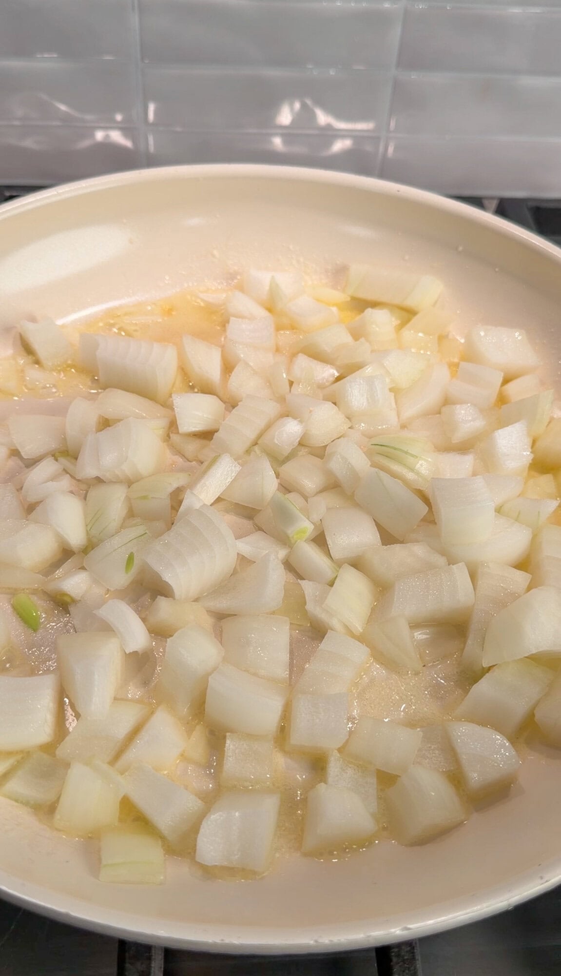 caramelizing onions for burger bowls