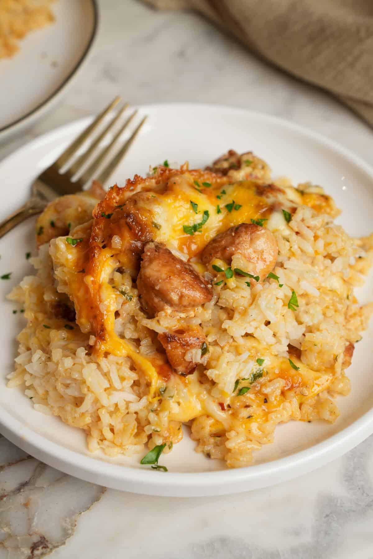 cheesy chicken and rice bake recipe