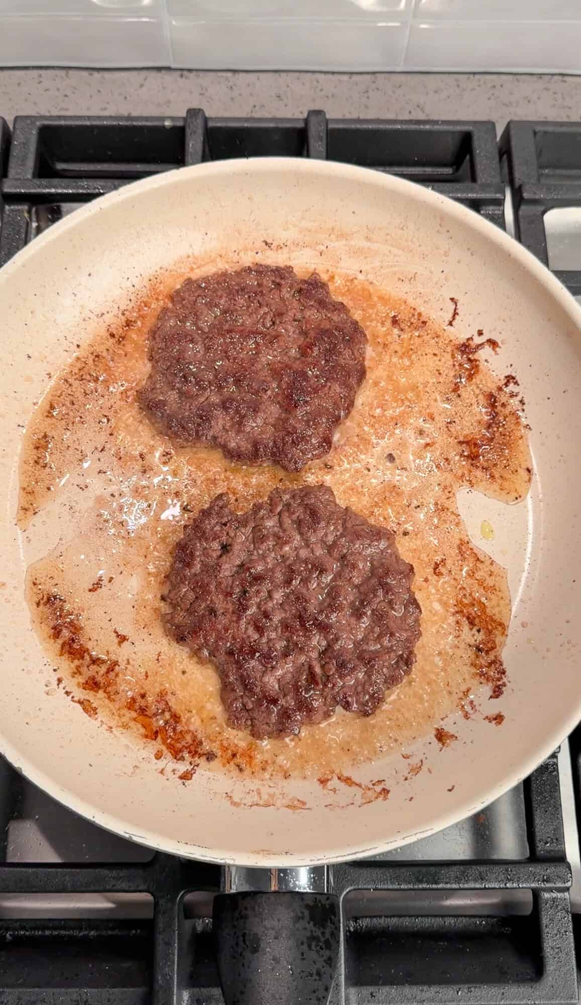 making burger patties for dipper burgers