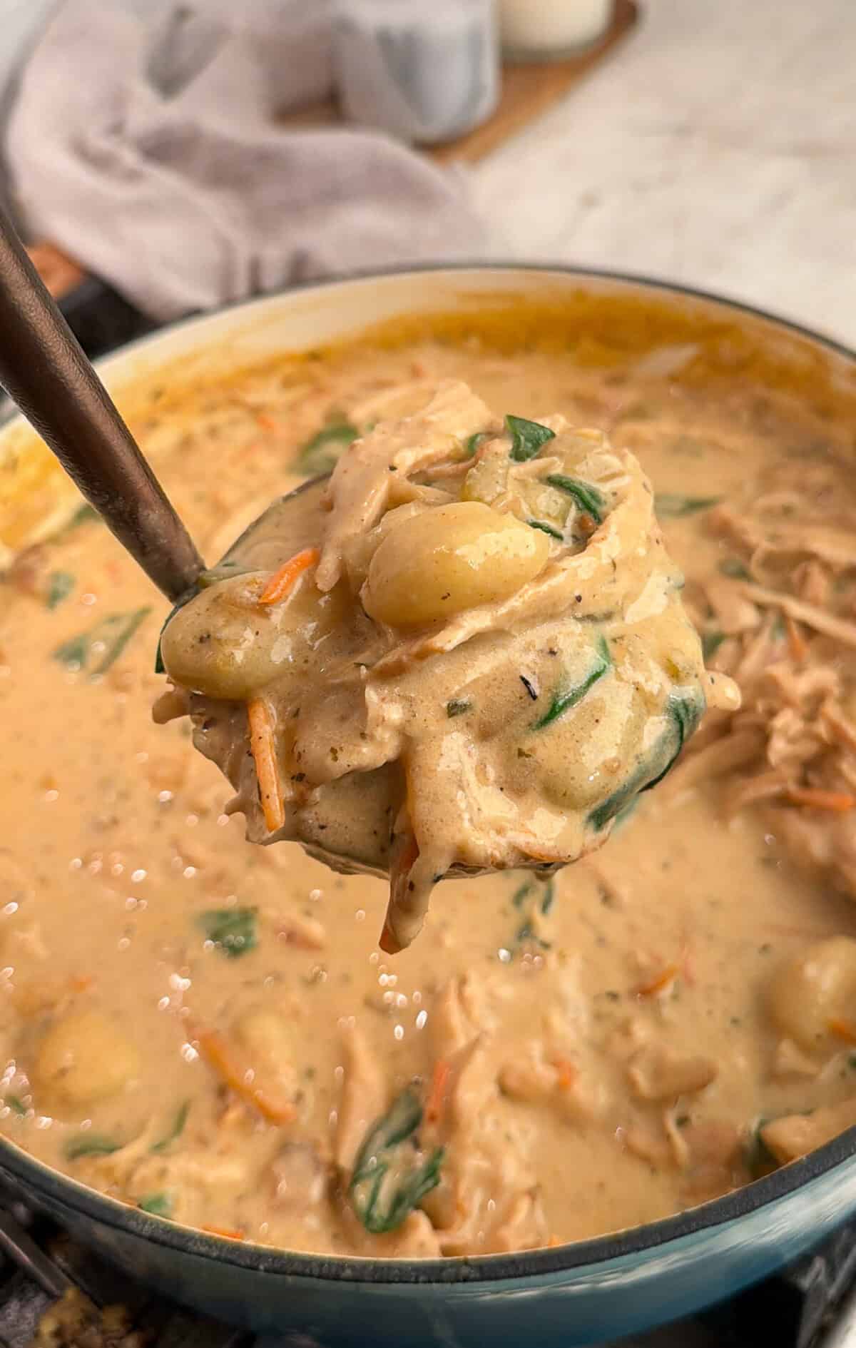 creamy chicken gnocchi soup